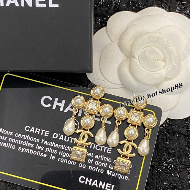 Chanel專櫃新款飾品 香奈兒熱銷款耳釘 zgb1287